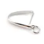  Bélière Arche, Argent 925 rhodié, 2.5x15mm x 1pc