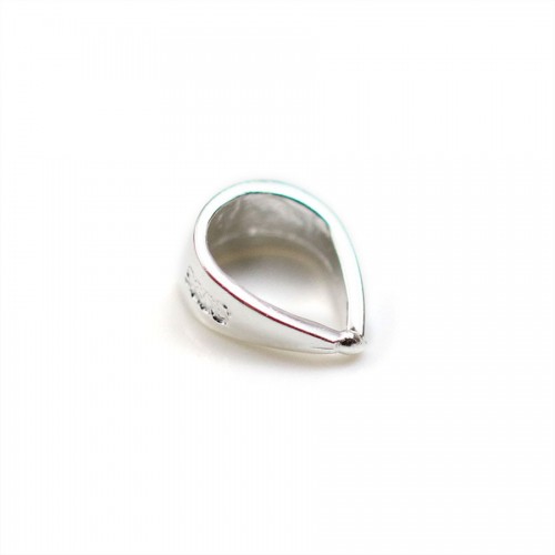 Bélière goutte en argent 925 5x7mm x 2pcs