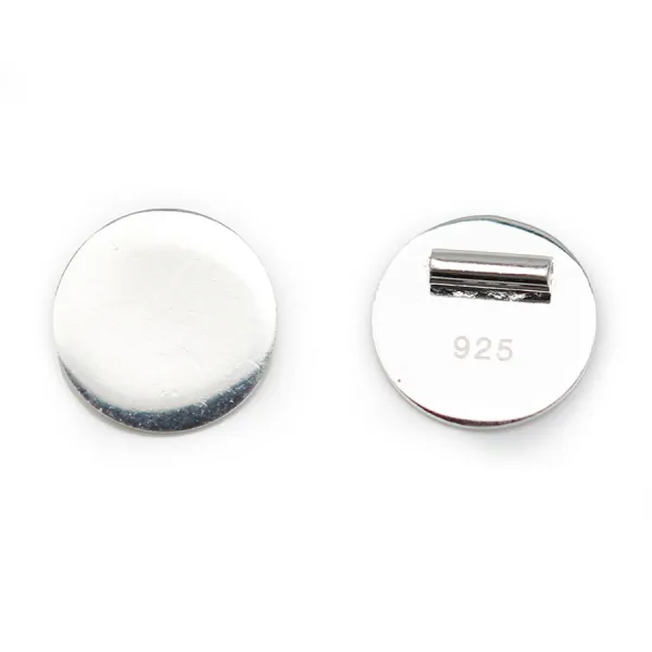 Attache pendentif a coller 9 mm en Argent 925 x1