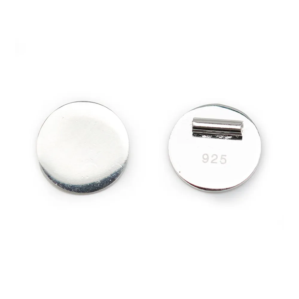 Attache pendentif a coller 9 mm en Argent 925 x1