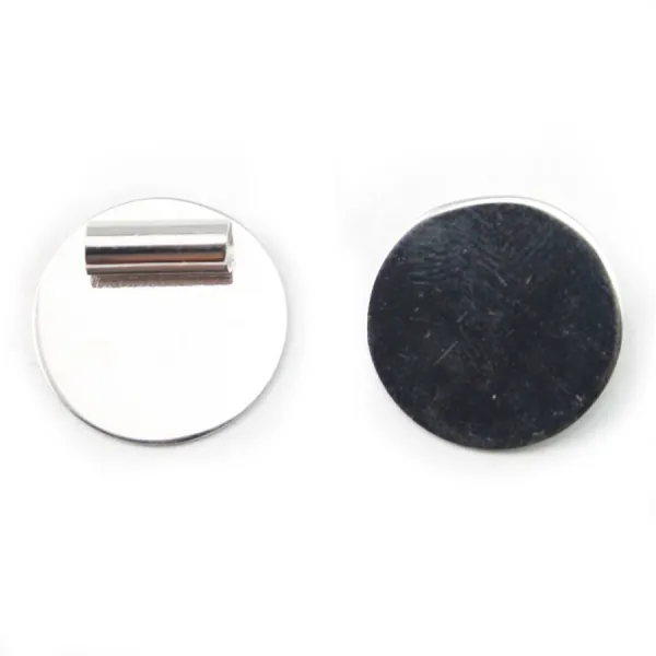 Attache pendentif a coller 17 mm en Argent 925 x1