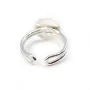 Argent 925 Bague réglable support ronde pour cabochon 12mm x 1pc
