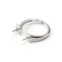 Bague réglabe double perles semi-percé x 1pc