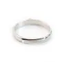 Argent 925 Bague réglable 1 Rond x 1pc