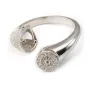 Argent 925 bague avec ZC x 1pc