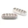 Sterling silver 925  Rhodium Pendant Barrette x 1pc