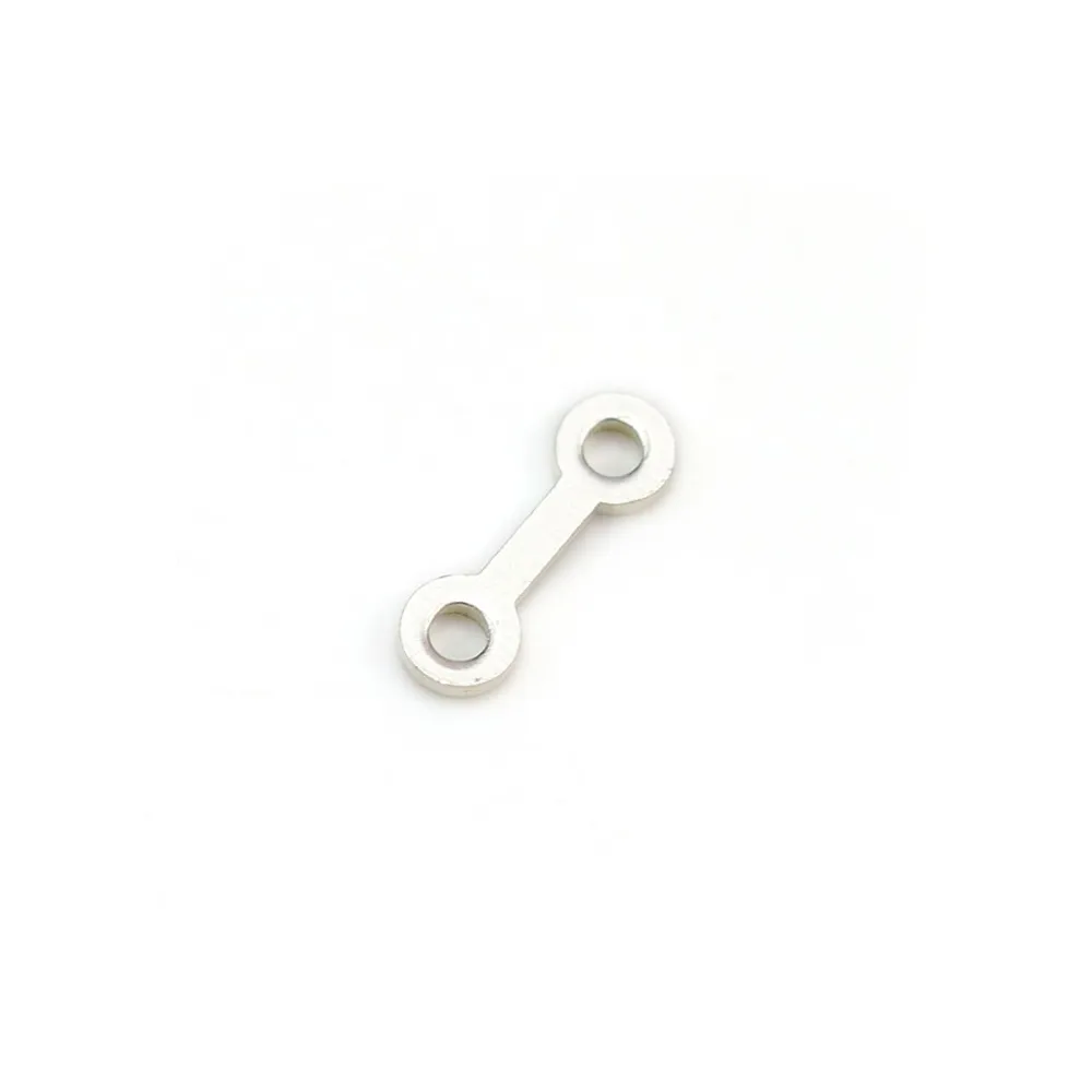 Argent 925 Barrette 4 Rangs  x 6pcs