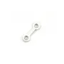 Argent 925 Barrette 4 Rangs  x 6pcs