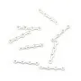 Sterling Silver 925 barrette 5 strands x 1pc