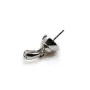 Argent  925 Rhodié Bélière coupelle 7.2mm pour perles semi-percés x 1PC