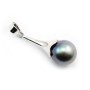Silver  925 Rhodium beliere cup 8mm x 1pc  