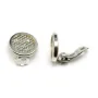 Clips tamis 14mm argent 925 x  2pcs