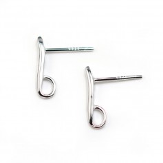 Earstuds,925  Sterling Silver 12mm x 2pcs