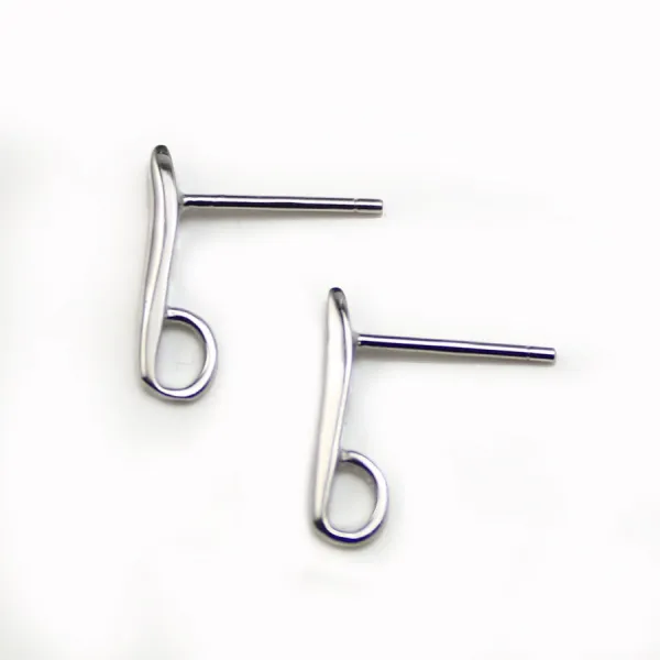 Clous d'oreilles, Argent 925 12mm x 2pcs