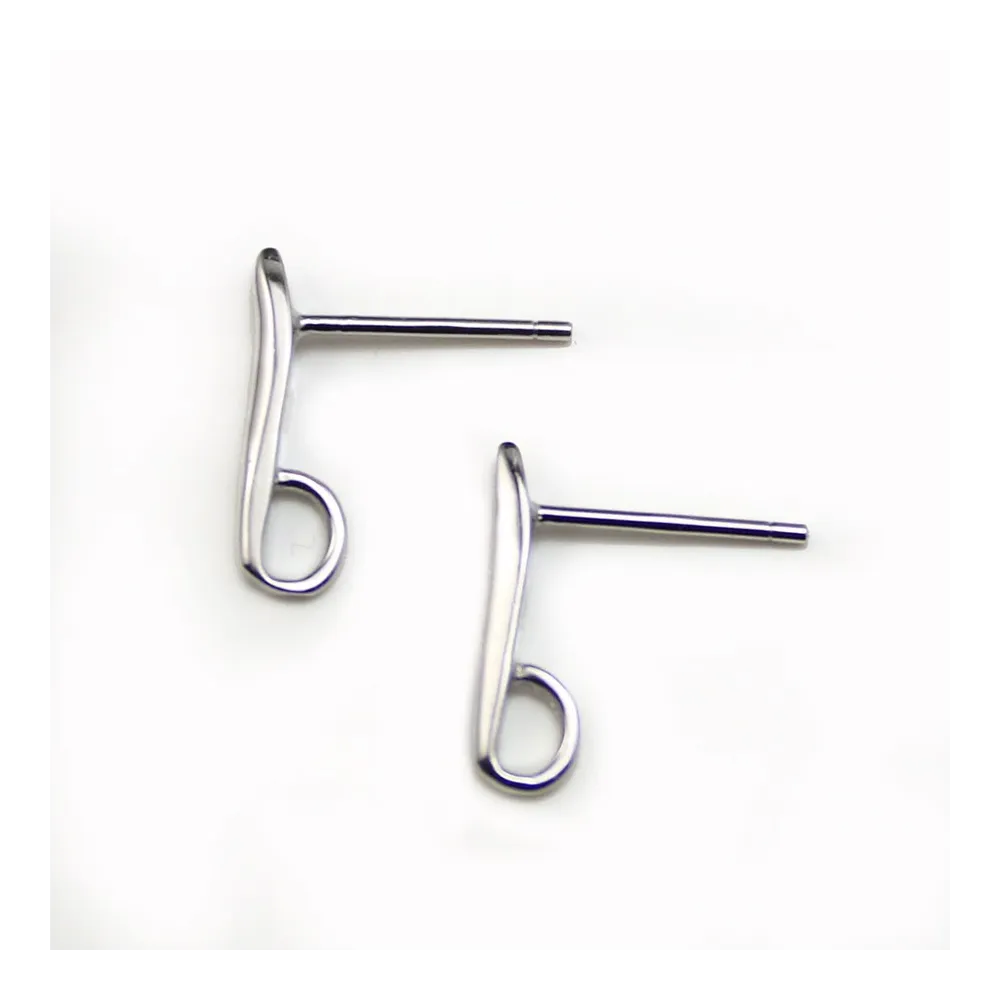 Clous d'oreilles, Argent 925 12mm x 2pcs