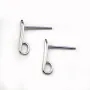 Earstuds,925  Sterling Silver 12mm x 2pcs