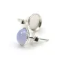 925 sterling silver ear studs for half-drilled pearls 9mm x 2pcs