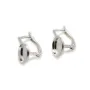 Dormeuse support à coller en argent 925 8mm x 2pcs