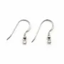 Earhook with a ball silver 925 x 30 pcs 