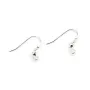 Sterling Silver 925 Ear wires with ball x 2pcs 