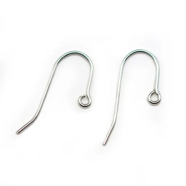 Crochets d'oreilles, argent 925  9x22mm x 4pcs