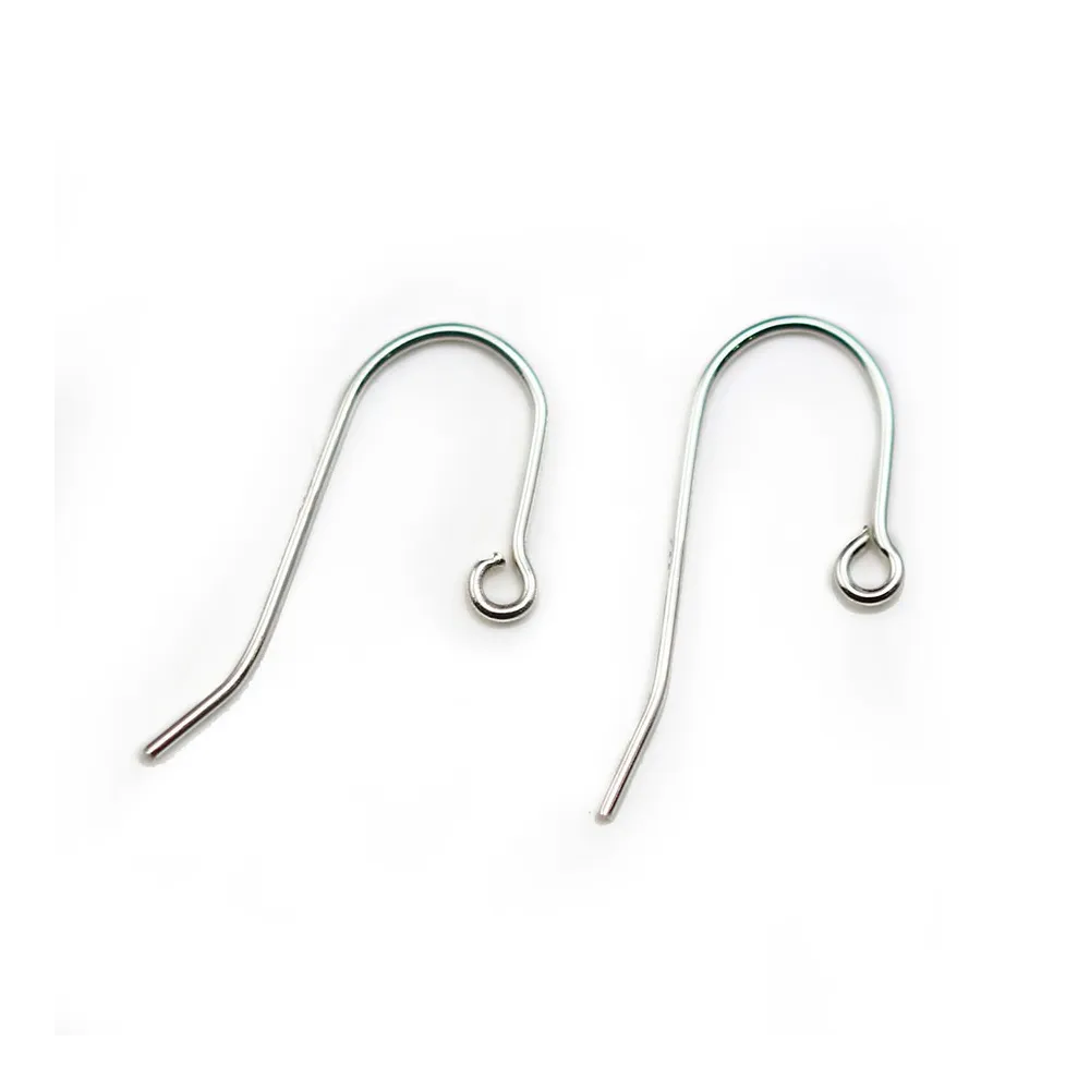 Crochets d'oreilles, argent 925  9x22mm x 4pcs
