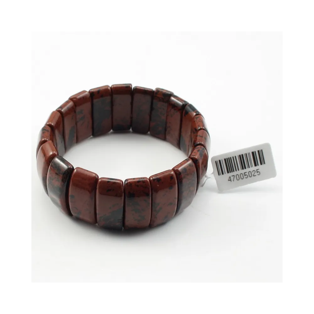 Bracelet Plat Mahogany Obsidian