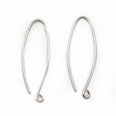Sterling Silver 925 Ear wires x 2pcs
