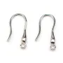 Dormeuse 13x32mm argent 925 x 2pcs