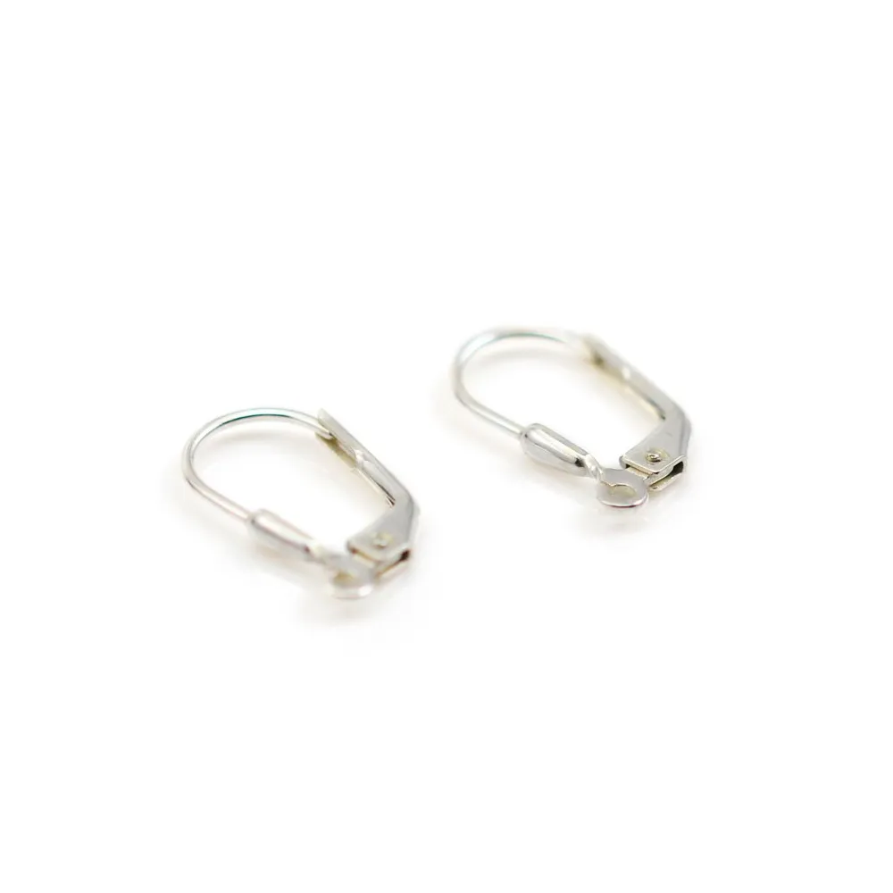 Dormeuse boucle d'oreille  Argent  925, 15x9 mm x 2pcs