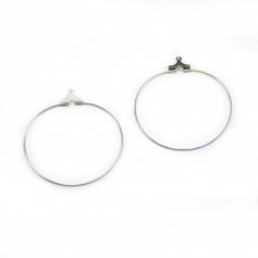 Sterling Silver 925 Chandelier 40mm x2pcs