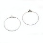 Sterling Silver 925 Chandelier 40mm x2pcs
