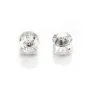 Poussoirs en argent 925 et silicone 6mm x 6pcs
