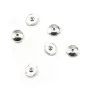 Poussoirs en argent 925, avec un système Alpa, mesurant 8mm x 2pcs