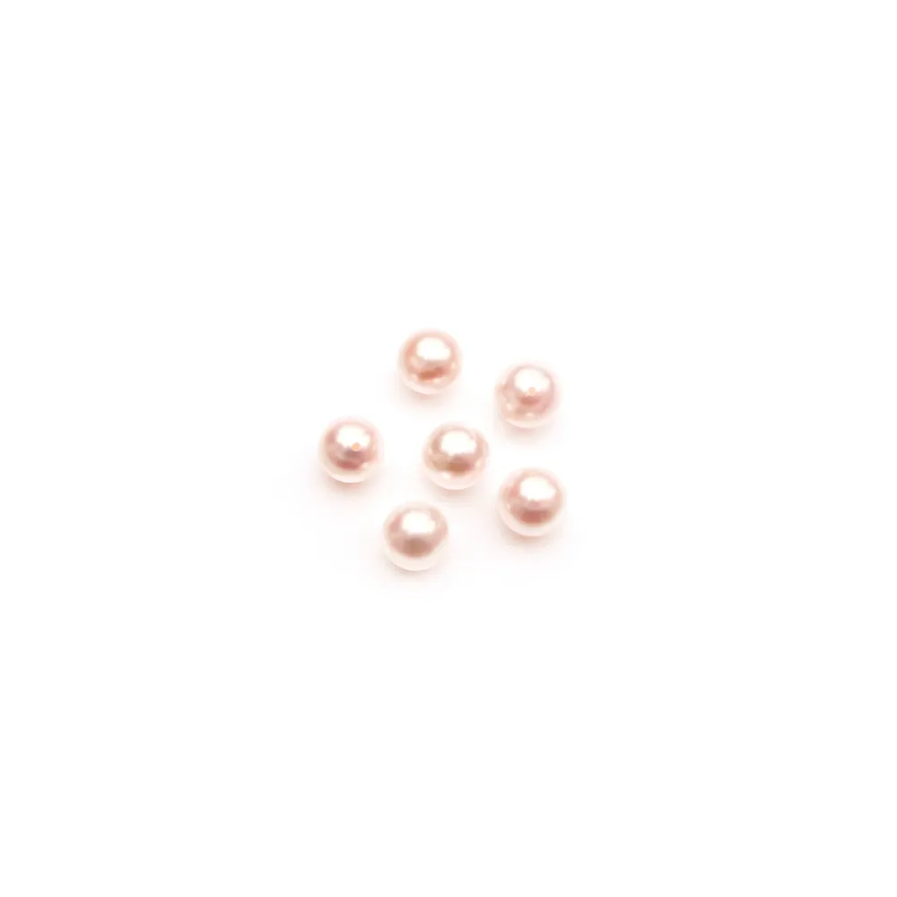 Boucles D'oreilles Perles Akoya Or Du Japon Et Saphirs Roses - Argent 925, Dormeuses - Neuf Avec étiquettes