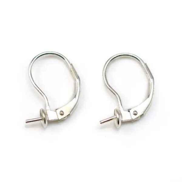 ARG 925 Dormeuse Coupelle 5mm  x 20 pcs