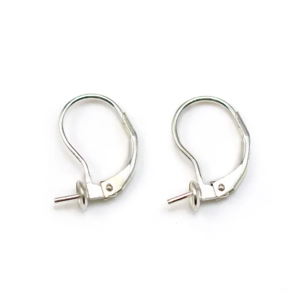 ARG 925 Dormeuse Coupelle 5mm  x 20 pcs