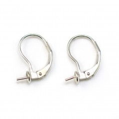  Dormeuse with a cup 5mm Silver 925 x 20 pcs 