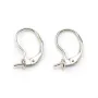 ARG 925 Dormeuse Coupelle 5mm  x 20 pcs