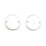 925 sterling silver round charm to engrave 10mm x 1pc