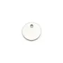 925 sterling silver round charm to engrave 8mm x 4pcs