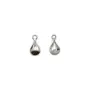 925 sterling silver "silver" tag 4x9mm x 5pcs
