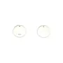 Breloque médaille à graver en argent 925 12mm x 1pc