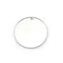 Argent 925 Breloque médaille à graver 15 mm x 1pc