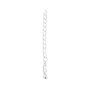 Chaîne de rallonge avec petite goutte en argent 925 5cm x 2pcs