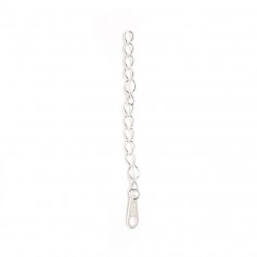 925 sterling silver extension chain with tag 4cm x 2pcs