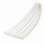 925 Sterling Silver head pin 70X2X0.6mm x 4pcs
