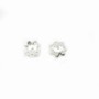 Sterling Silver 925 filigreed Saucers 6mm  x 10pcs