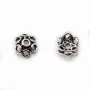 Coupelle ajouré Argent 925 6mm x 4 pcs