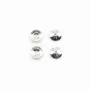 Coupelle lisse 4mm en ARG 925 Massif x 200 st 